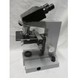 A good quality modern compound microscope by E Leitz,