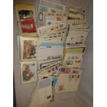 A selection of various first day covers,