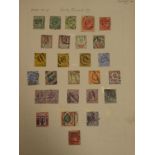 An album page of GB stamps 1902-1910,