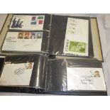 An album of GB and Channel Islands first day covers and an album of GB special cancels 1963-1983