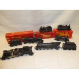 Tri-ang OO gauge - Two boxed 0-6-0 tank engines, one other similar engine,
