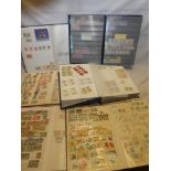 Six stock books containing a selection of British Commonwealth stamps