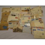 A selection of postal covers and cards,