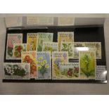 A set of u/m Falkland Islands 1968 flower definitive stamps