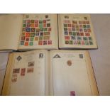 Three albums of mixed World stamps
