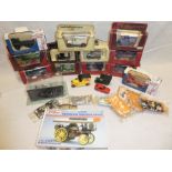 A box containing Matchbox Models of Yesteryear,