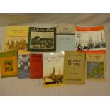 Various St Ives related volumes including The Homeland Guide to St Ives and District;