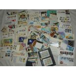 A large selection of various GB first day covers together with modern postcards, World covers,