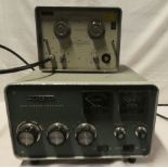 A Heathkit SB-220 2kw linear amplifier and a Marconi Instruments Ltd TF 1073A/2S variable