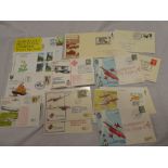 Various Cornish related first day covers including 60th anniversary of the last flight from RNAS