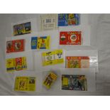 A selection of sweet cigarette packets including Doctor Who,