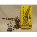 A Marklin 7051 tinplate crane in original box