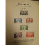 An album of mint stamps - Coronation of King George V1 - souvenirs of the King's regalia
