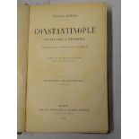 Essad (D) Contantinople de Byzance a Stamboul, 1 vol Paris 1909, half calf,