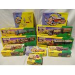 Corgi Classics - ten mint and boxed Circus vehicles including AEC closed pole truck with trailer