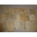 A collection of over 60 WW1 and WW2 envelopes sent back to England - various RAF,