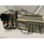 A Telequipment Serviscope S32A and Goldstar oscilloscope OS-9020P (2)