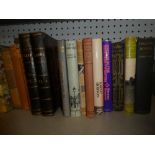 Various travel and topography volumes including Holidays by L.M.S.