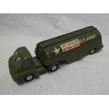 A Corgi Major Toys US Army Bedford tanker lorry