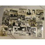 A selection of Manchester United official press photographs of players circa 1970's and photographs