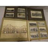 Three albums of mainly military photographs - 1920's including India, North West Frontier,