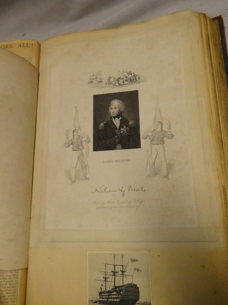 A large scrapbook containing various Naval related illustrations and cuttings mainly from the - Image 6 of 9