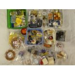 A box containing modern dolls house electric lighting kits,