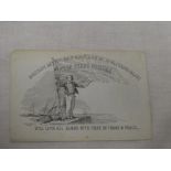 A Victorian GB illustrated envelope by Myers & Co "Ocean Penny Postage"