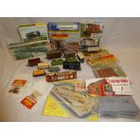 Various Railway items including Tri-ang platform set, Airfix kits,