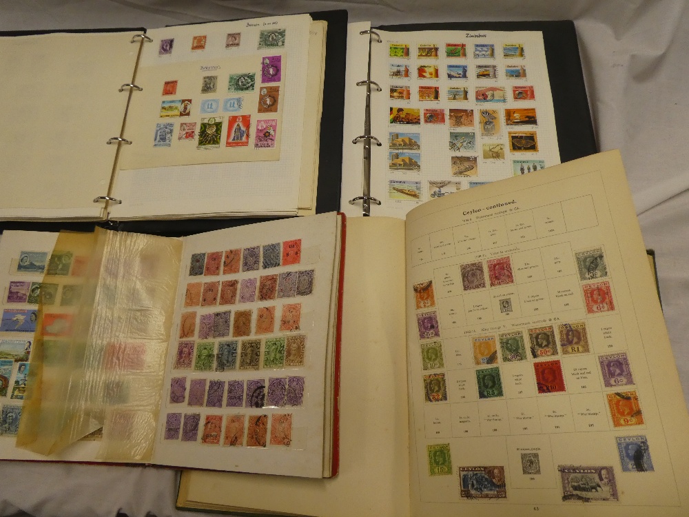 Four albums/stock books containing a selection of British Commonwealth stamps - Image 2 of 2