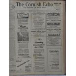 A bound volume of The Cornish Echo with Falmouth & Penryn Times January 1st 1943 - December 31st