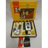 A Kodak Brownie Reflex 20 USA camera gift set complete in original box