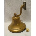 A good quality ships/fire bell with wall mounting bracket