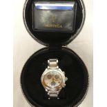 A gentleman's good quality wristwatch by Montega, model "Mi-Piace", in stainless steel mounts,