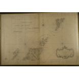 An 18th Century uncoloured map of the coast and islands of Scotland including Orkney "Carte Reduite