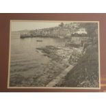 M**Tregunna - pencil Study of St Mawes, signed,