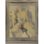 Michael Sheppard - oil on board "Male Nude in Interior", signed, inscribed to verso,