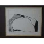 Reg Watkiss - artist proof West Penwith landscape, signed,