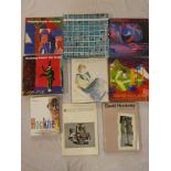 David Hockney - Nine various volumes including Hockney Paints the Stage,