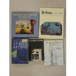 Five St Ives art related volumes including Painting the Warmth of the Sun - St Ives Artists