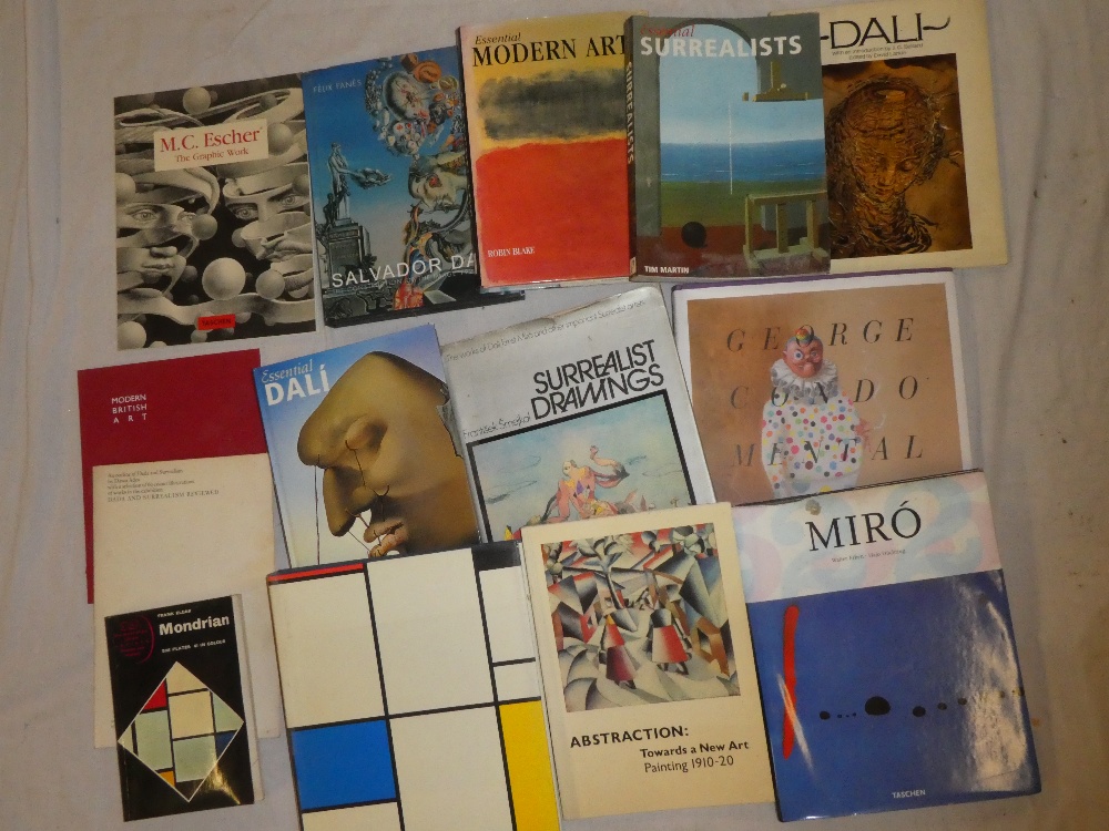 Thirteen various Art related volumes including Essential Dali;