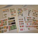Sixteen circulated club stamp books mainly Commonwealth including Newfoundland, Ceylon, Australia,