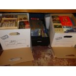 Numerous boxes of modern first edition volumes, paperbacks,