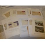 A selection of over 65 album pages containing a documented USA postal history collection including