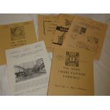 Six brochures relating to Japanese stamp collecting including The Burma - Thailand Railroad,