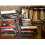 Six boxes of various volumes - opera,