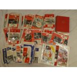 A selection of Liverpool football club programmes including 59 home programmes 1968-70,