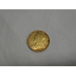 A Victorian 1894 Sydney mint gold sovereign (vf/ef)