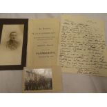 A Memoriam pamphlet for Lt. Col. W.