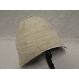 A good quality old copy Boer War-style white pith helmet